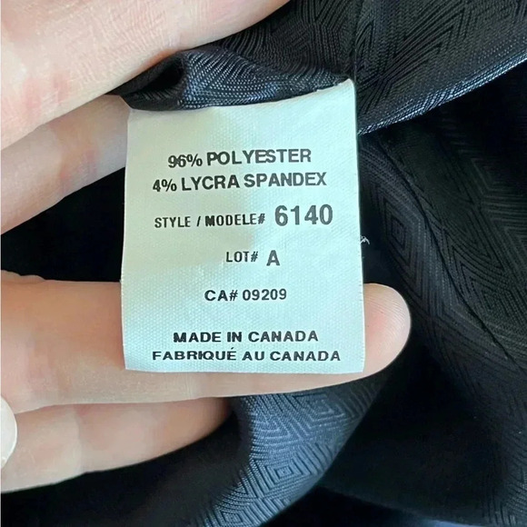 Cleo/ Black/  Lightly pinstriped/ Size US 10 - Picture 11 of 16